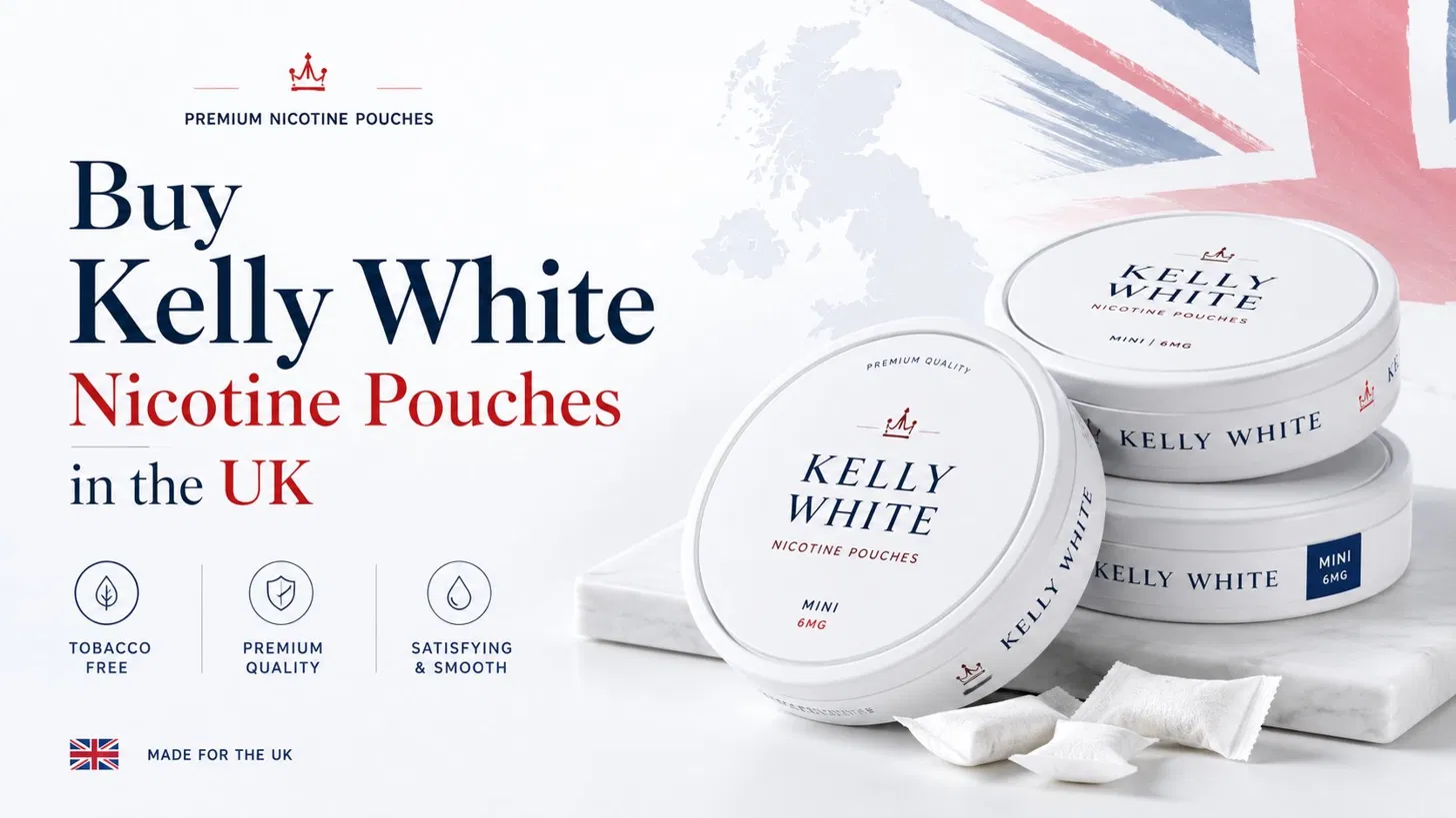 Buy Kelly White Nicotine Pouches in the UK